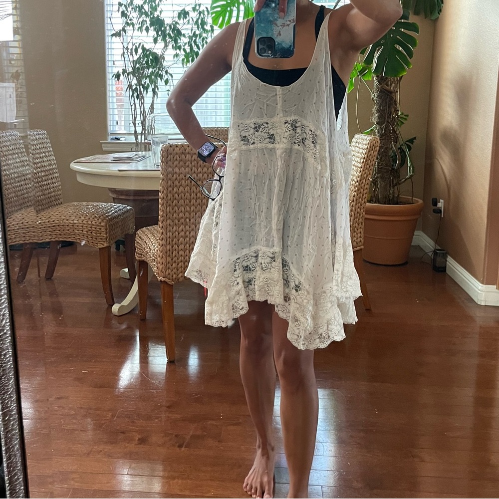 Vintage Free People Lace Tunic